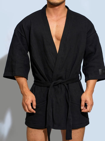 D.M Men's Bathrobes, Short, Casual Home, Pajamas