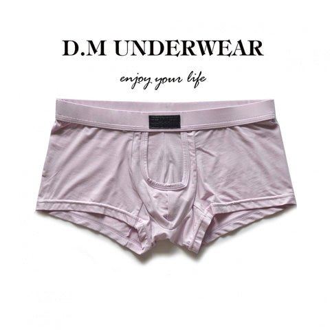 D.M Men's Briefs Modal Low Waist Pocket Boxers