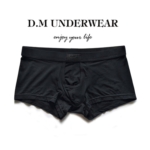 D.M Men's Briefs Modal Low Waist Pocket Boxers