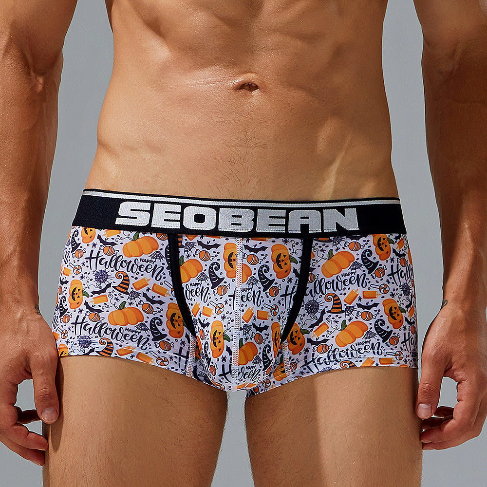 Seobean christmas men's panties hibin boxers briefs print