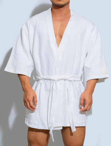 D.M Men's Bathrobes, Short, Casual Home, Pajamas