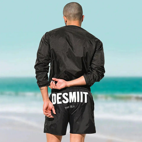 DESMIIT Loose Swim Shorts Beach Pants Lightweight Quick-Drying DESMIIT