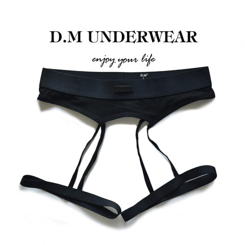 DM UNWEAR Men’s Mesh Jockstrap – Supportive Low Rise Sexy Underwear