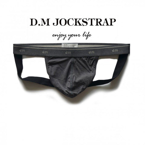 D.M Jockstrap Men's Modal Thong - Low Rise Double Strap Underwear Breathable & Sensual