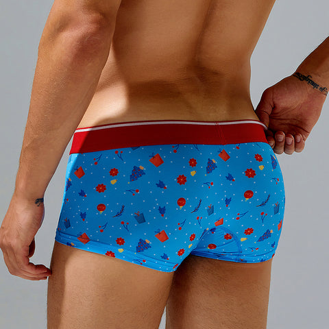 Seobean christmas men's panties hibin boxers briefs print