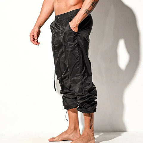 Desmiit Men's Beach Trousers Sexy Solid Color D.M UNDERWEAR