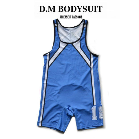 D.M Bodysuit boxers hollowed out sexy
