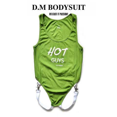 D.M Men's Bodysuit Sexy Modal Thong