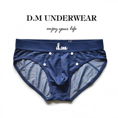 D.M sexy low-rise denim briefs