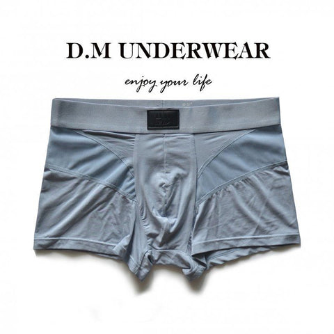 D.M Men’s Modal Boxer Briefs – Low Rise Stretch Sexy Underwear