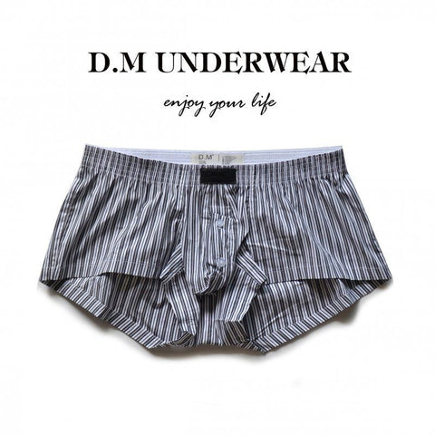 D.M boxer low waist cotton loose home pants