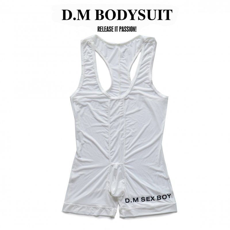 D.M Men's onesie ice silk breathable mesh