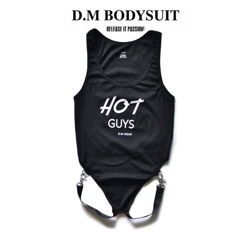 D.M Men's Bodysuit Sexy Modal Thong