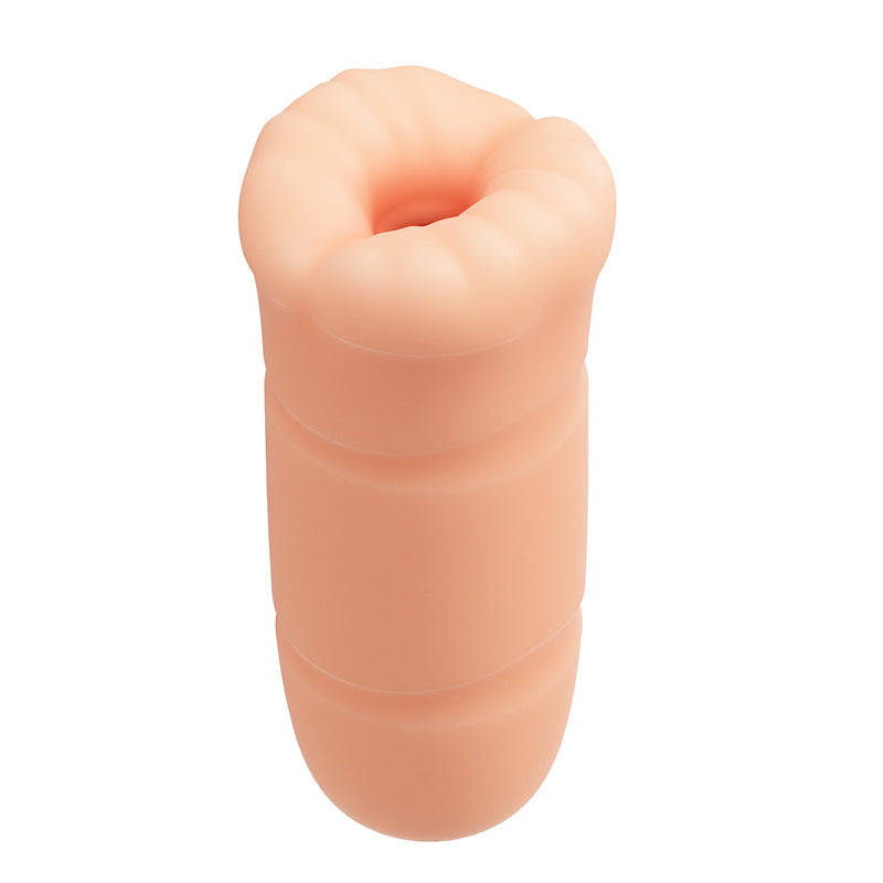 Famous mouth trainer airplane cup penis massage desensitization