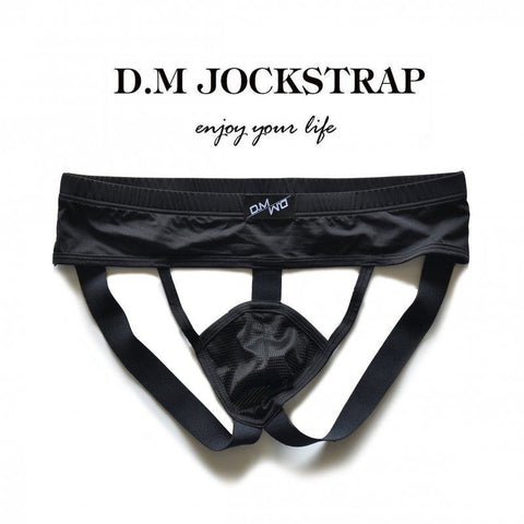 D.M Jockstrap Men’s Sheer Mesh Jockstrap – Double Strap Sexy Underwear