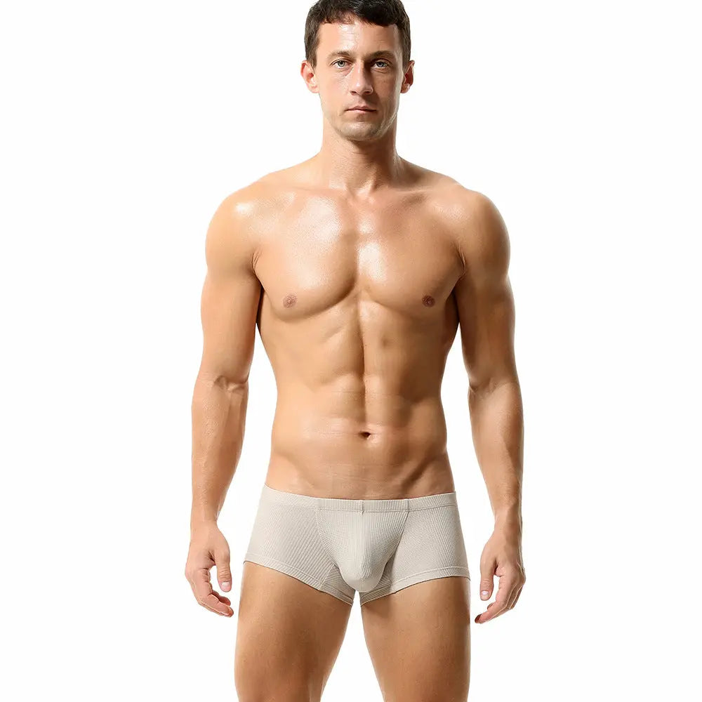 TAUWELL Ice Silk Boxer Briefs Simple TAUWELL