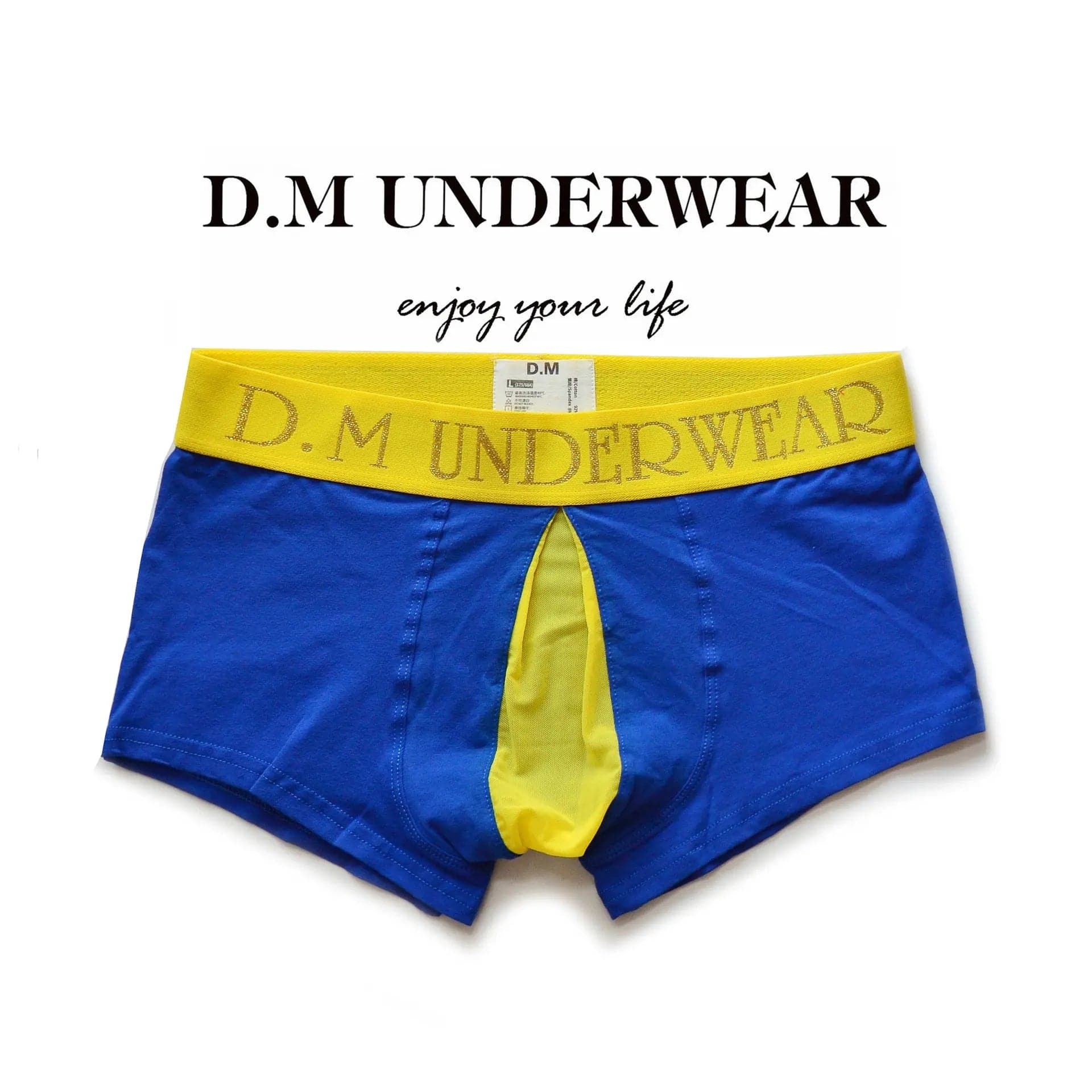 D.m Men's Low Waist Open Boxers D.M UNDERWEAR