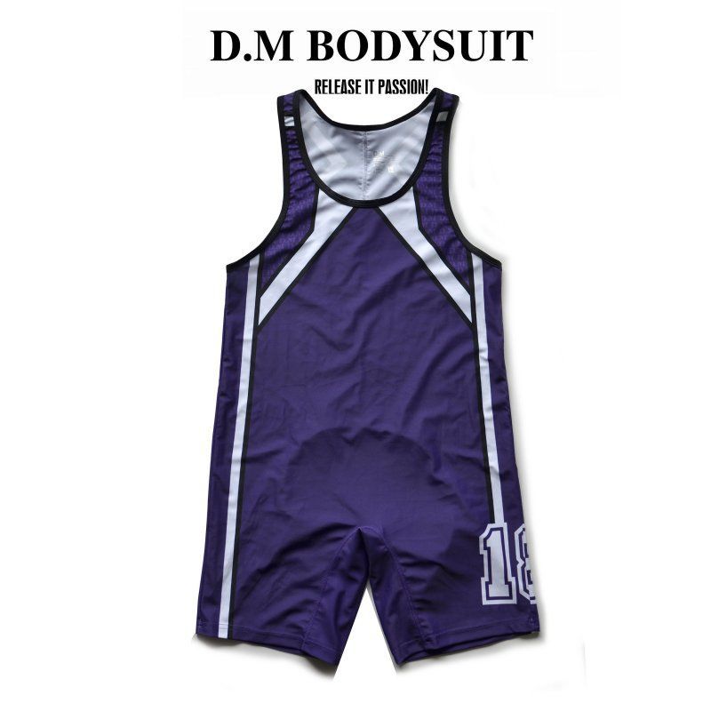 D.M Bodysuit boxers hollowed out sexy