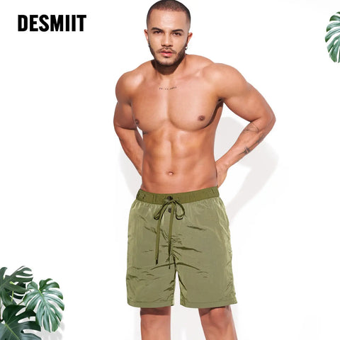 DESMIIT Loose Beach Pants Men Quick-Dry Casual DESMIIT