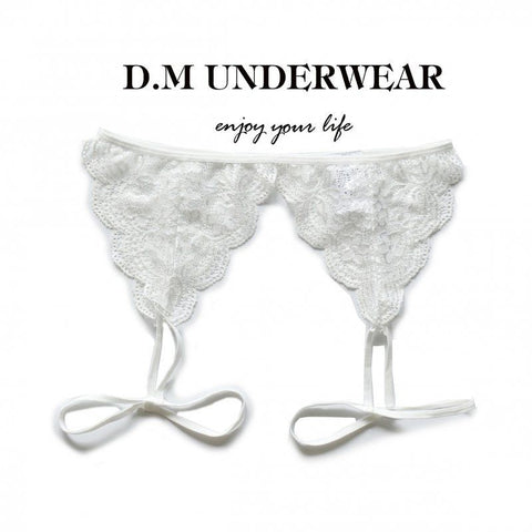 D.M Men’s Lace Mesh Briefs – Lightweight Breathable Pouch Underwear