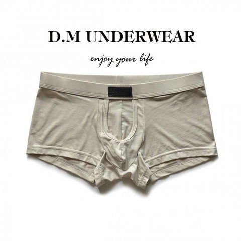 D.M Men's Briefs Modal Low Waist Pocket Boxers