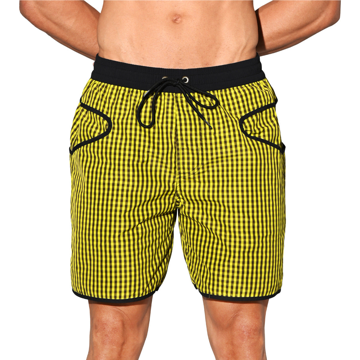 DESMIIT Men's Beach Pants Quick-Drying Swim Shorts