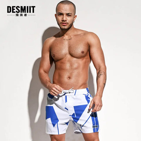 DESMIIT Beach Pants Swim Shorts Holiday Loose DESMIIT