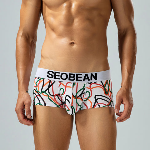 SEOBEAN Personalized Line Boxers