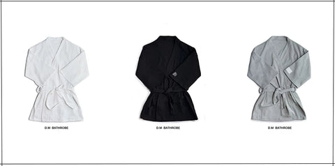 D.M Men's Bathrobes, Short, Casual Home, Pajamas