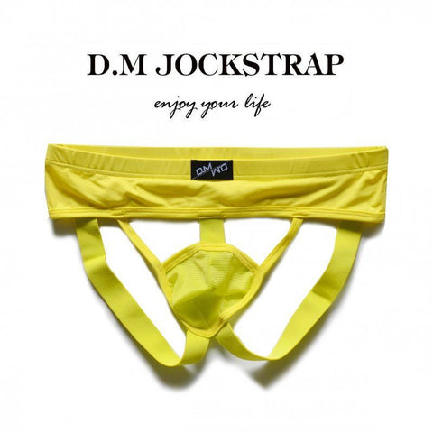 D.M Jockstrap Men’s Sheer Mesh Jockstrap – Double Strap Sexy Underwear