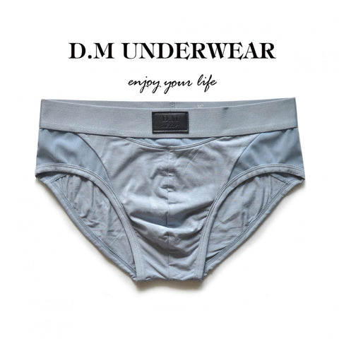 D.M Men’s Mesh Briefs – Low Rise Breathable Sexy Underwear