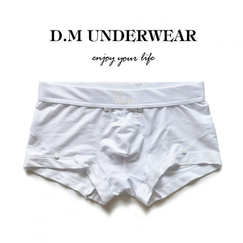 D.M solid color sexy trendy denim boxers