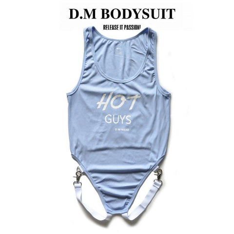 D.M Men's Bodysuit Sexy Modal Thong