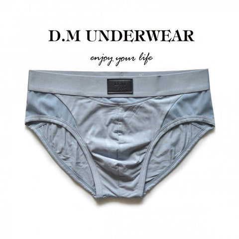 D.M Men’s Mesh Briefs – Low Rise Breathable Sexy Underwear