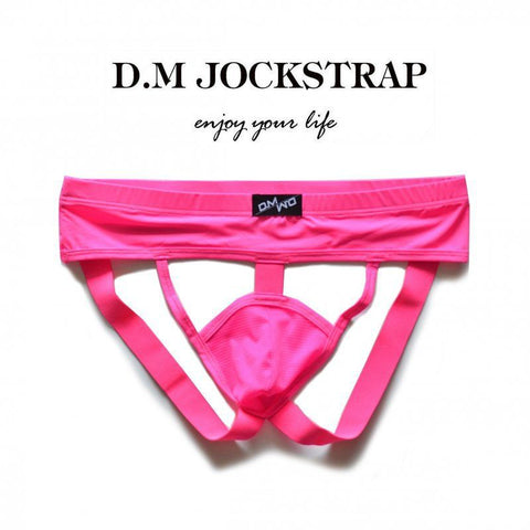 D.M Jockstrap Men’s Sheer Mesh Jockstrap – Double Strap Sexy Underwear