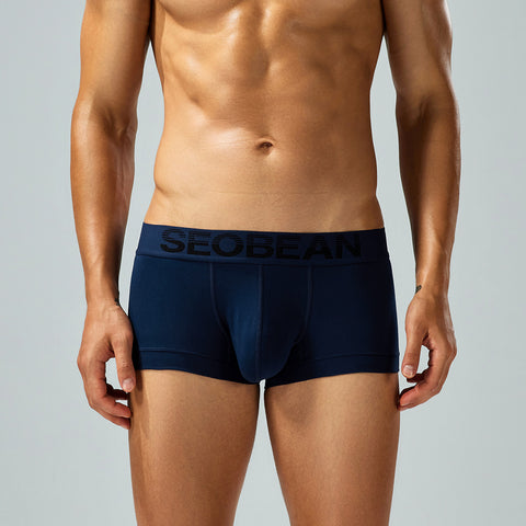 SEOBEAN men's low-rise sexy boxers