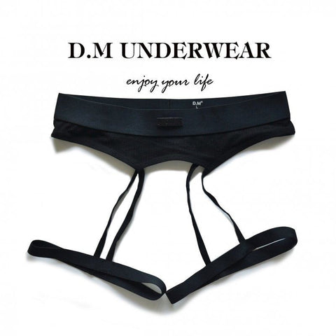 DM UNWEAR Men’s Mesh Jockstrap – Supportive Low Rise Sexy Underwear