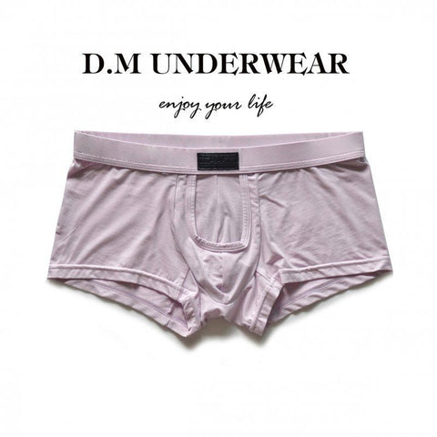 D.M Men's Briefs Modal Low Waist Pocket Boxers