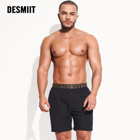 Desmiit Men's Beach Pants Seaside Shorts D.M UNDERWEAR