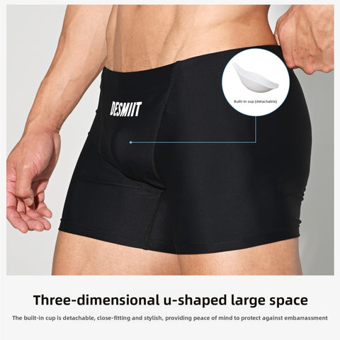 DESMIIT swim trunks professional quick-drying elasticity