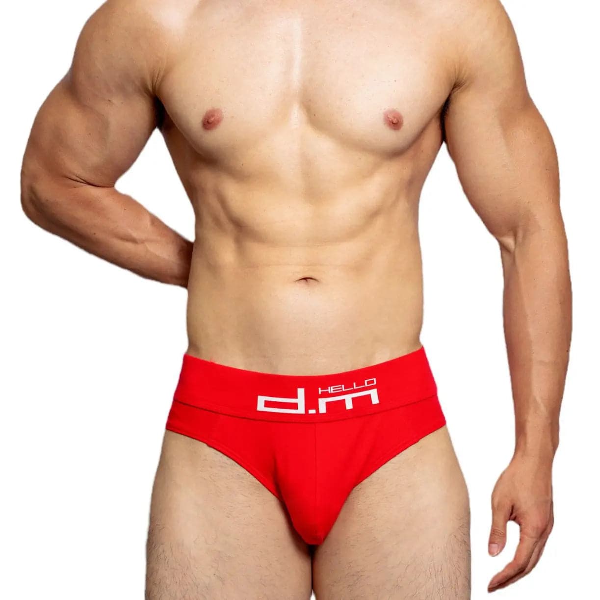 D.M Briefs Men's Letters Low Waist Sexy D.M UNDERWEAR