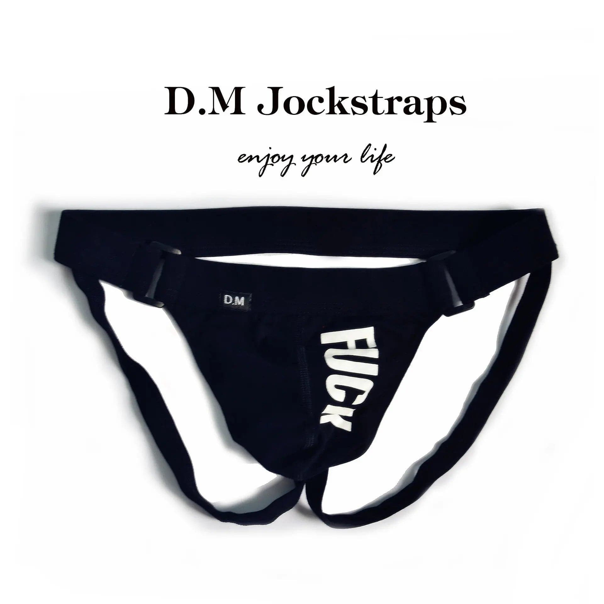 D.M Men's Underwear Low Waist Sexy Solid Color Thong D.M UNDERWEAR