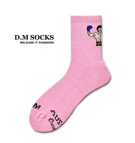 D.m Men's Mid-Calf Length Sock D.M UNDERWEAR