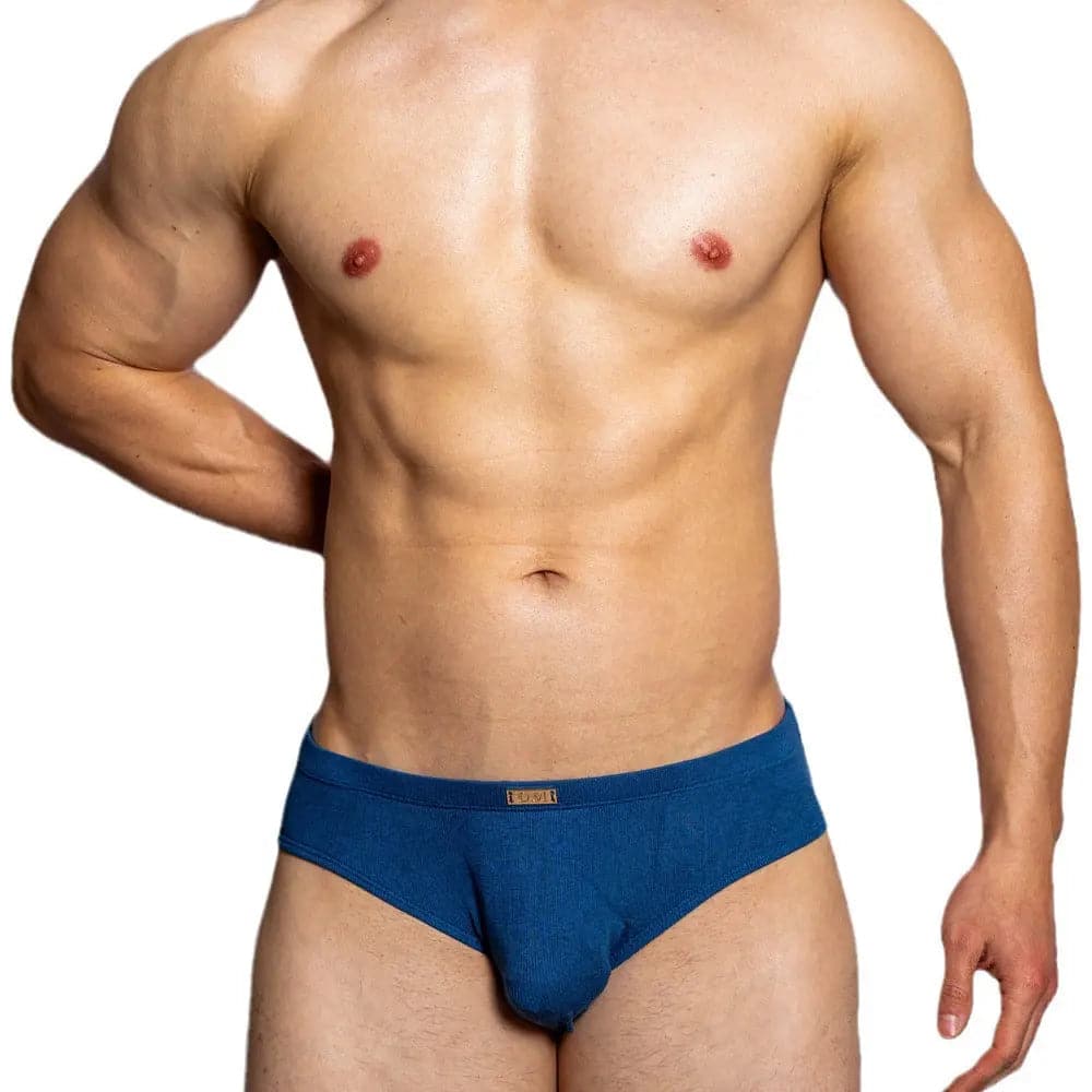 D.M Men's Briefs Simple Style Metal Label D.M UNDERWEAR