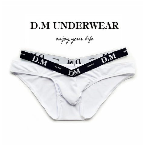 D.M Men's Underwear Low Waist Sexy brief D.M UNDERWEAR