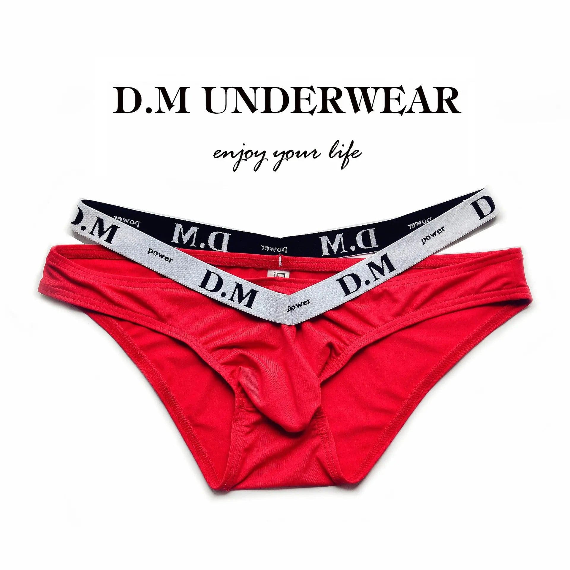 D.M Men's Underwear Low Waist Sexy brief D.M UNDERWEAR