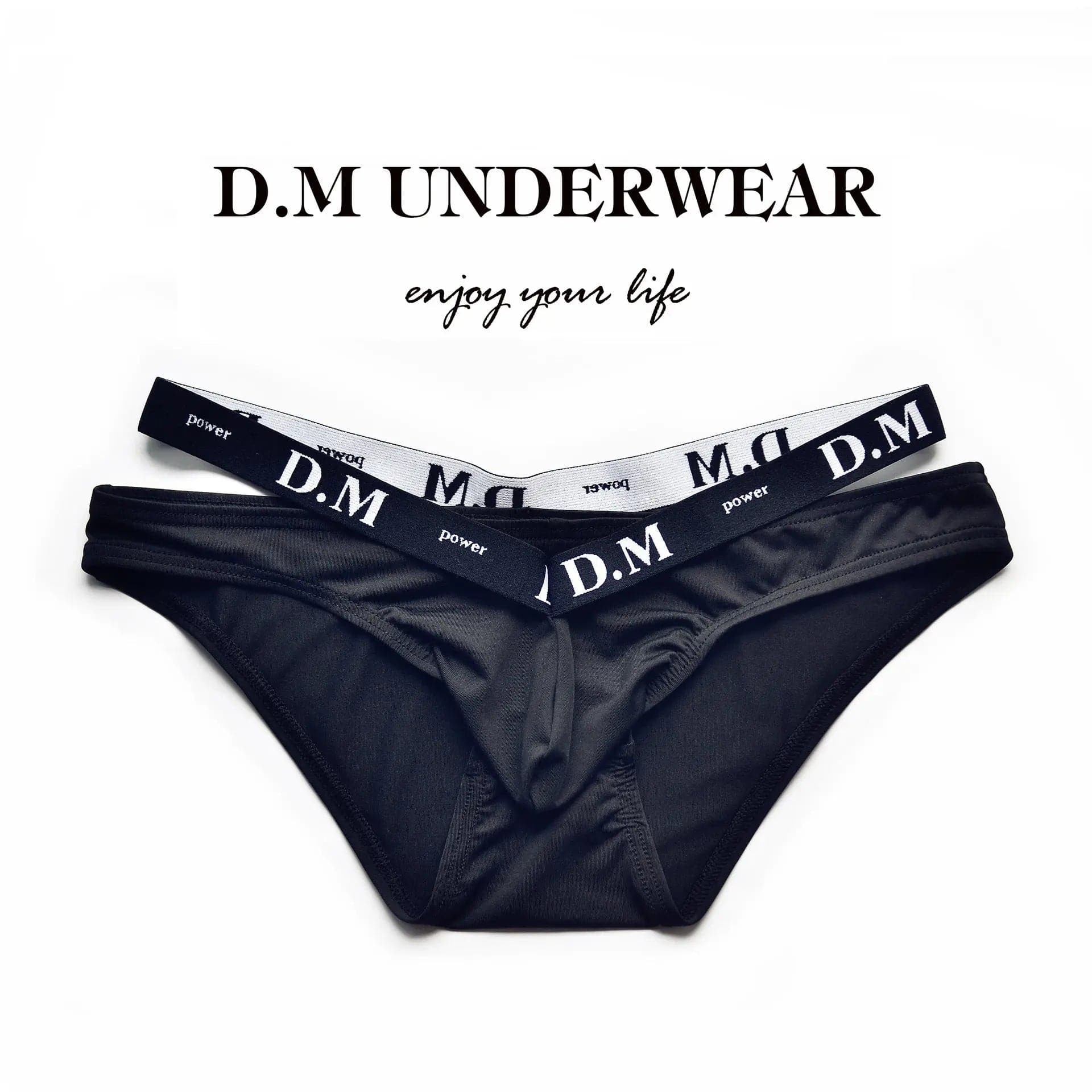 D.M Men's Underwear Low Waist Sexy brief D.M UNDERWEAR