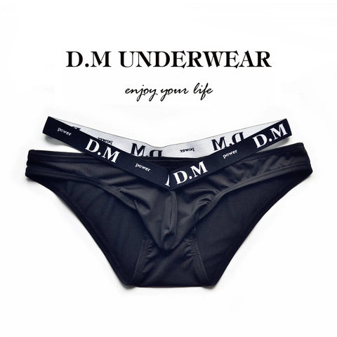 D.M Men's Underwear Low Waist Sexy brief D.M UNDERWEAR