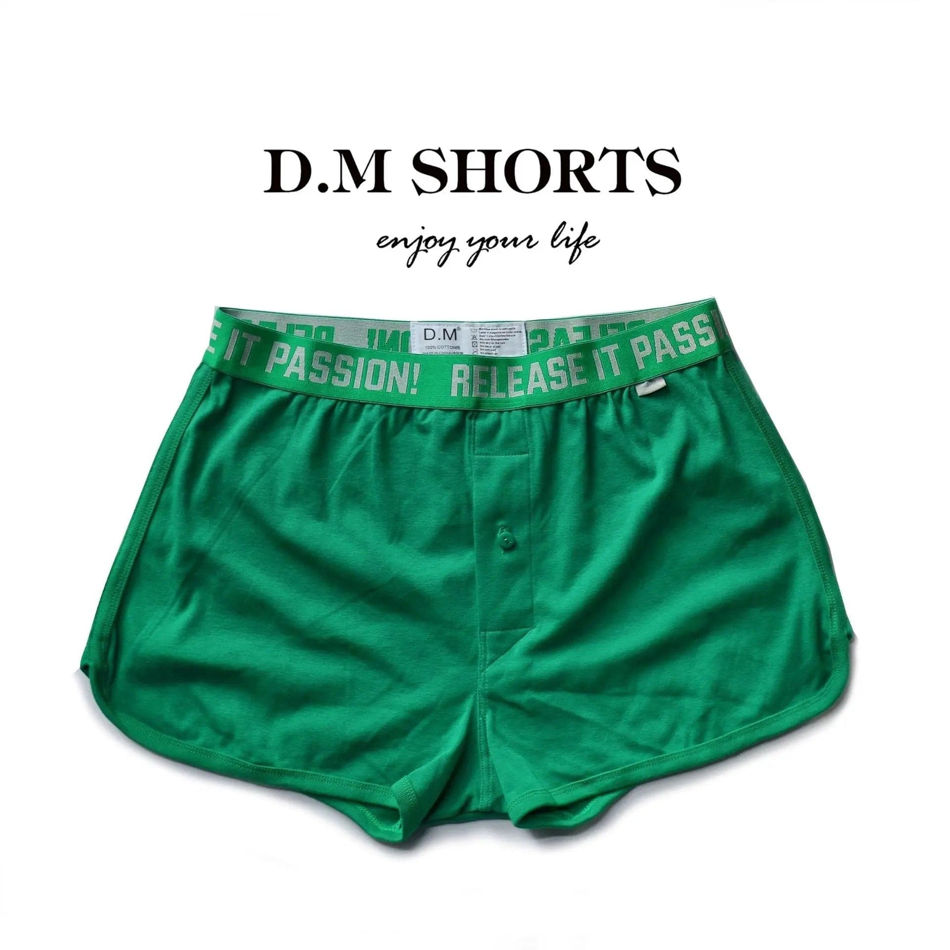 D.M Men's Boxer Briefs Home Shorts D.M UNDERWEAR
