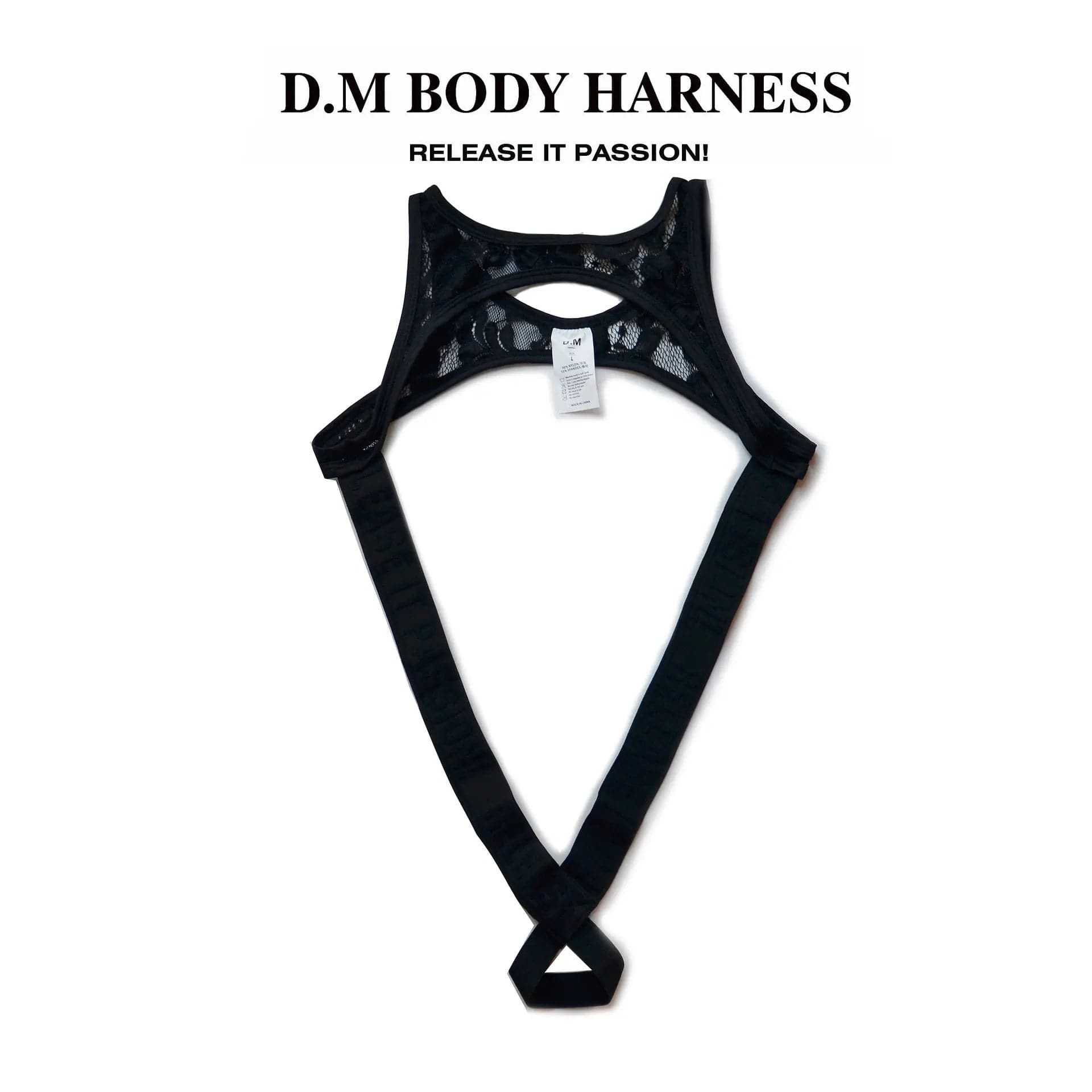 D.M Men's Sexy Shoulder Strap Lace Breathable D.M UNDERWEAR